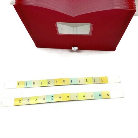 DocIt Sports File Organizer Accordion Expanding - Picture 4 of 5